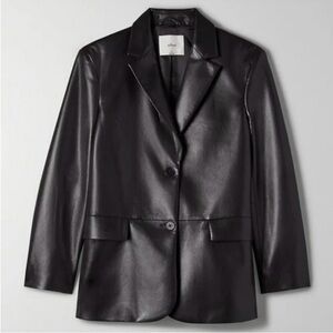 Aritzia Memories Vegan Leather Jacket